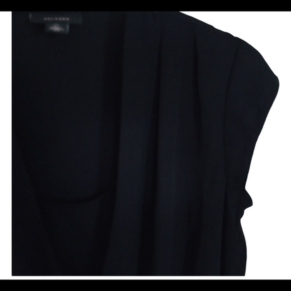 HALOGEN (Nordstrom) Surplice Blouse With V Neck Black Size XS - Picture 7 of 11